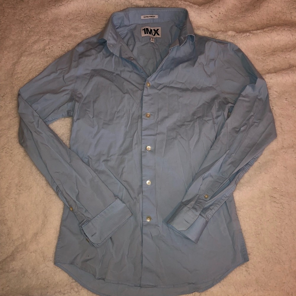 Men’s Express Button Down Extra Slim Fit Sz Small